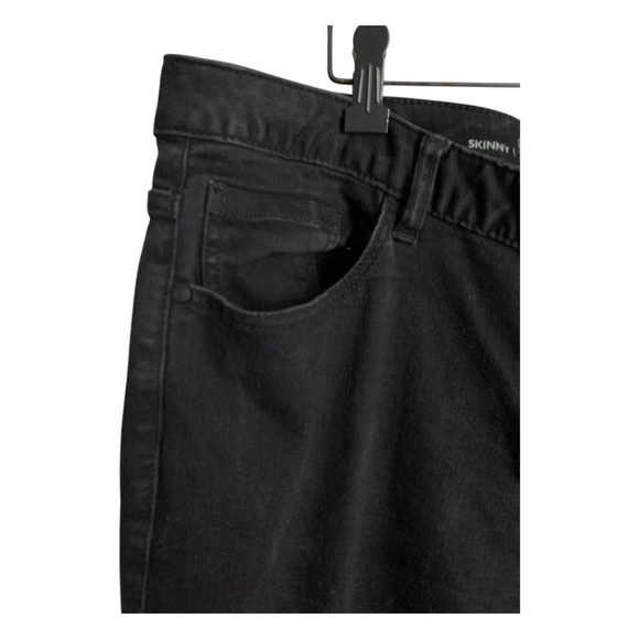 Lane Bryant Women's Black Jeans Size 22 Skinny Genius Fit Jeans Denim Plus Size - Picture 2 of 4